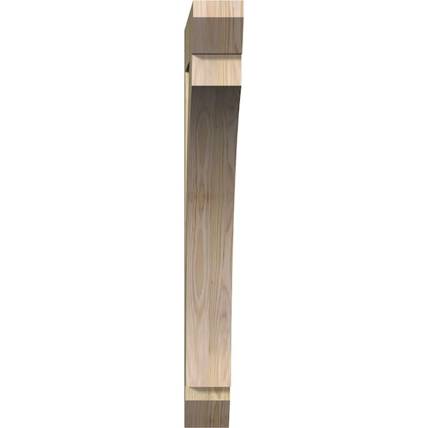 Thorton Slat Rough Sawn Bracket, Douglas Fir, 4W X 30D X 36H